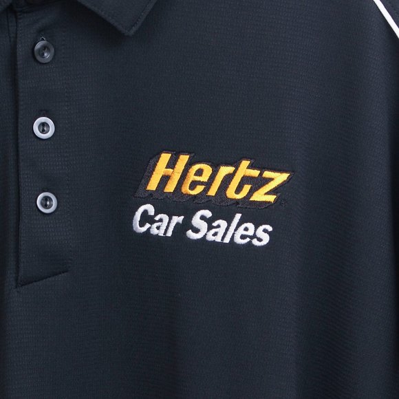 Nike Polo Shirt Mens 3XL Black Hertz Employee Uniform - Picture 5 of 6